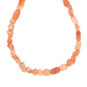 Holdkő barack pebble 4-8mm  ékszerkészítő alapanyag (füzér), Kellékek & szerszámok, Ásvány alapanyag, Ásványfüzér, , MESKA