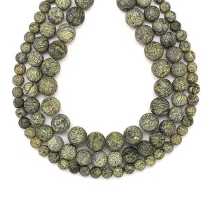 Szerpentin világos matt 10-11mm  ékszerkészítő alapanyag (füzér), Kellékek & szerszámok, Ásvány alapanyag, Ásványfüzér, , MESKA