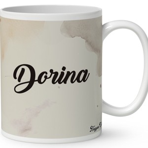 Névvel kérhető - Hintázó kávés manó lány mintás bögre - otthon & életmód - konyhafelszerelés, tálalás - tálalás - bögre & csésze - Meska.hu