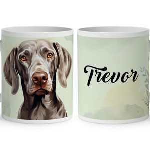 Névvel kérhető - Weimari vizsla portré mintás bögre, Otthon & Életmód, Konyhafelszerelés, tálalás, Tálalás, Bögre & Csésze, , MESKA