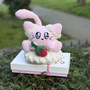 Strawbie- Álom a legédesebb eperről amigurumi horgolási minta - diy (csináld magad) - szabásminta, útmutató - horgolási minta - Meska.hu