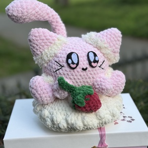 Strawbie- Álom a legédesebb eperről amigurumi horgolási minta - Meska.hu