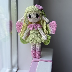 Lorena- Tavaszi virágtündér amigurumi horgolási minta - diy (csináld magad) - szabásminta, útmutató - horgolási minta - Meska.hu