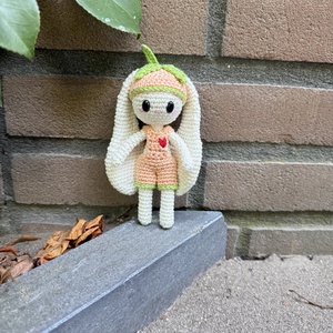 Momo- A barack nyuszi amigurumi horgolási minta - diy (csináld magad) - szabásminta, útmutató - horgolási minta - Meska.hu