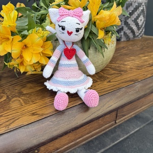 Luna Bell - A pasztel cica amigurumi horgolási minta - diy (csináld magad) - szabásminta, útmutató - horgolási minta - Meska.hu