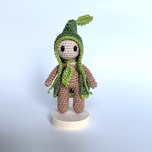 Twiggy- A kis erdei manó- amigurumi horgolási minta, DIY (Csináld magad), Szabásminta, útmutató, Horgolási minta, Horgolás, MESKA