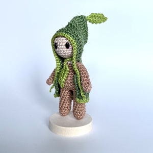 Twiggy- A kis erdei manó- amigurumi horgolási minta - diy (csináld magad) - szabásminta, útmutató - horgolási minta - Meska.hu