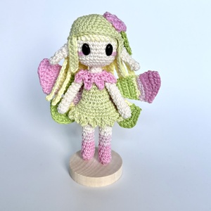 Lorena- Tavaszi virágtündér amigurumi horgolási minta - Meska.hu