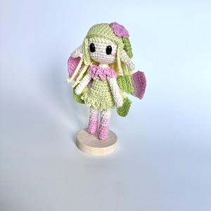 Lorena- Tavaszi virágtündér amigurumi horgolási minta - diy (csináld magad) - szabásminta, útmutató - horgolási minta - Meska.hu