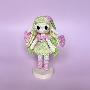 Lorena- Tavaszi virágtündér amigurumi horgolási minta - diy (csináld magad) - szabásminta, útmutató - horgolási minta - Meska.hu