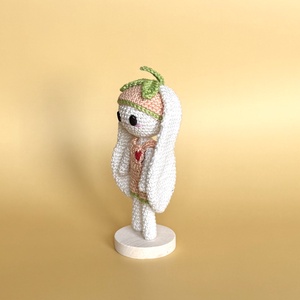 Momo- A barack nyuszi amigurumi horgolási minta - diy (csináld magad) - szabásminta, útmutató - horgolási minta - Meska.hu