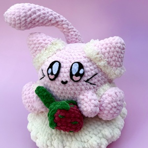 Strawbie- Álom a legédesebb eperről amigurumi horgolási minta - Meska.hu