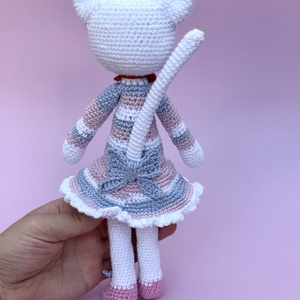 Luna Bell - A pasztel cica amigurumi horgolási minta - diy (csináld magad) - szabásminta, útmutató - horgolási minta - Meska.hu