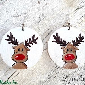 Rudolph - fülbevaló - ékszer - fülbevaló - lógós kerek fülbevaló - Meska.hu Rudolph - fülbevaló - ékszer - fülbevaló - lógós kerek fülbevaló - Meska.hu