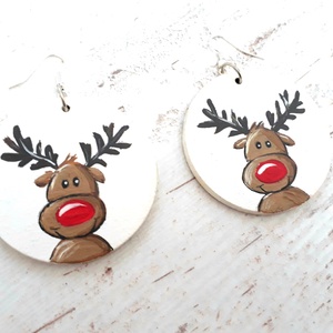 Rudolph - fülbevaló - ékszer - fülbevaló - lógós kerek fülbevaló - Meska.hu Rudolph - fülbevaló - ékszer - fülbevaló - lógós kerek fülbevaló - Meska.hu