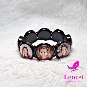 Fényképes karkötő swarovski kristályokkal - ékszer - karkötő - névre szóló karkötő - Meska.hu