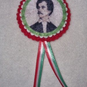 Petőfis kokárda, Kellékek & szerszámok, Ékszerkellék, Kitűző alap, , MESKA