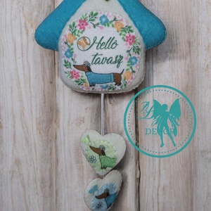 Tavaszi tacsis ajtódísz - Meska.hu