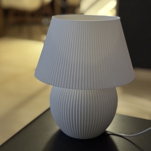 Modern Bordázott Asztali Lámpa � Minimalista Elegancia - Meska.hu