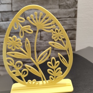 � Filigrán Virágos Húsvéti Tojás � 3D Nyomtatott Design Dekoráció - Meska.hu