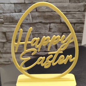 � Vidám Húsvéti Köszöntés - 3D Nyomtatott Tojás Dekoráció � - Meska.hu