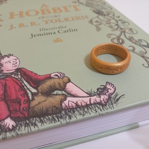 Az Egy Gyűrű - A Hobbit és a Gyűrűk Ura világából, Ékszer, Gyűrű, Kerek gyűrű, Festett tárgyak, MESKA