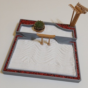 Asztali zen kert készlet Torii kapuval - diy (csináld magad) - egységcsomag - Meska.hu