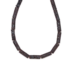 Bazalt hólyagos henger 4x13mm, Kellékek & szerszámok, Ásvány alapanyag, Ásványfüzér, , MESKA