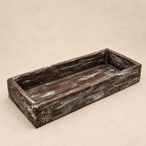 Reliofi antikolt box alap � sötétbarna-fehér, 30 � 14 � 5 cm - Meska.hu