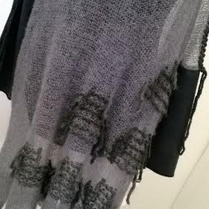 Szürke mintás mohair pulóver - ruha & divat - női ruha - pulóver & kardigán - Meska.hu Szürke mintás mohair pulóver - ruha & divat - női ruha - pulóver & kardigán - Meska.hu