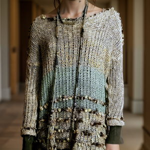 Kötött  pulóver - ruha & divat - női ruha - pulóver - Meska.hu