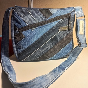 Oldaltáska farmer derékrészekből , Táska & Tok, Bevásárlás & Shopper táska, Kenyeres zsák, Varrás, MESKA