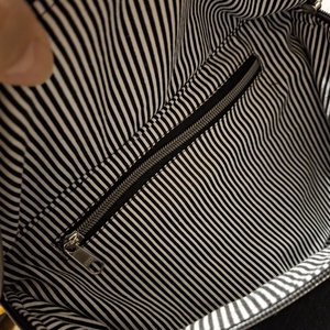 Oldaltáska pálmalevél mintával - táska & tok - bevásárlás & shopper táska - kenyeres zsák - Meska.hu