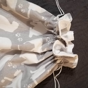 Nagyméretű kenyeres zsák cicás - táska & tok - bevásárlás & shopper táska - kenyeres zsák - Meska.hu