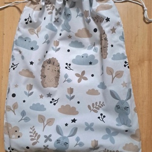 Nagyméretű kenyeres zsák sündisznó mintával, Táska & Tok, Bevásárlás & Shopper táska, Kenyeres zsák, Varrás, MESKA