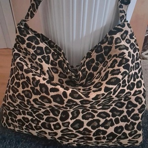 Párduc mintás bevásárló táska  - táska & tok - bevásárlás & shopper táska - kenyeres zsák - Meska.hu