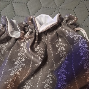 Nagyméretű kenyeres zsák virág mintás - táska & tok - bevásárlás & shopper táska - kenyeres zsák - Meska.hu