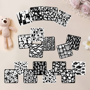 18 db Kontrasztos kártyacsomag babáknak - mintázatok - játék & sport - készségfejlesztő és logikai játék - oktató játékok - Meska.hu