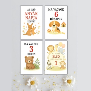 20 db Baba mérföldkő kártya  Örökítsd meg a legédesebb pillanatokat! - Meska.hu