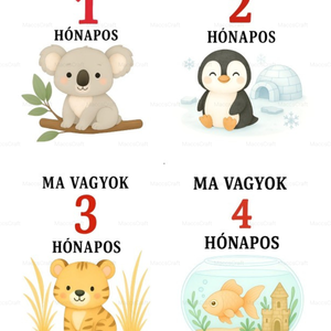 LETÖLTHETŐ Baba mérföldkő kártyák  Örökítsd meg a legédesebb pillanatokat! - ruha & divat - babaruha & gyerekruha - babafotózási ruha és kellék - Meska.hu