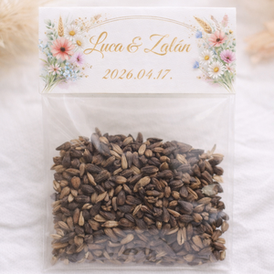 Esküvői vendégköszöntő virágmag csomag - esküvő - emlék & ajándék - köszönőajándék - Meska.hu