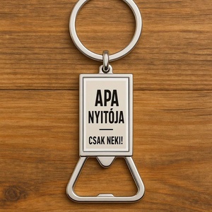 Fém kulcstartó sörnyitóval � egyedi felirattal vagy képpel - táska & tok - kulcstartó & táskadísz - kulcstartó - Meska.hu
