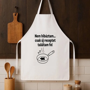 Humoros konyhai kötény � Új recept, Otthon & Életmód, Konyhafelszerelés, tálalás, Konyhai textil, Kötény, Festett tárgyak, MESKA