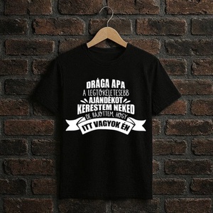 Férfi póló � Drága Apa felirattal, Ruha & Divat, Férfi ruha, Póló, Festett tárgyak, MESKA