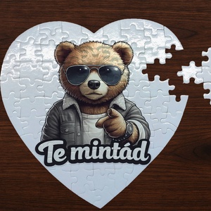 Szív alakú kirakó � egyedi fotóval, Játék & Sport, Puzzle, Hagyományos puzzle, Festett tárgyak, MESKA