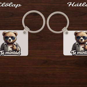 Téglalap alakú egyedi kulcstartó � saját fotóval vagy felirattal, Táska & Tok, Kulcstartó & Táskadísz, Kulcstartó, Festett tárgyak, MESKA