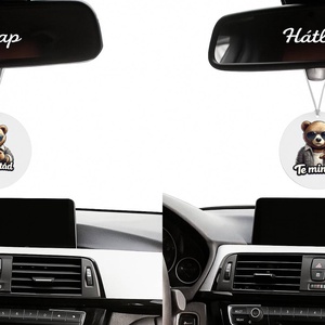 Egyedi autóillatosító � saját fényképpel vagy grafikával, Otthon & Életmód, Autó, Autós illatosító, Festett tárgyak, MESKA