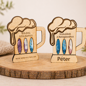 Sörös pénzátadó � egyedi fa ajándék születésnapra, ballagásra - otthon & életmód - papír, írószer - ajándékozás kellékei - pénzátadó doboz - Meska.hu