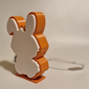 Bunny nyuszi 3D lámpa - otthon & életmód - lámpa - hangulatlámpa - Meska.hu