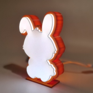 Bunny nyuszi 3D lámpa - otthon & életmód - lámpa - hangulatlámpa - Meska.hu